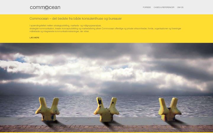 Screenshot of commocean.dk