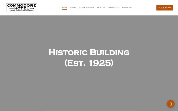 Screenshot of commodorehotelastoria.com