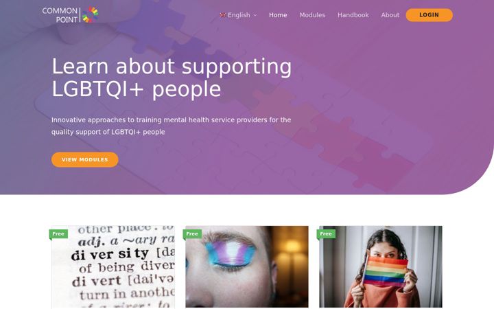 Screenshot of commonpoint.eu