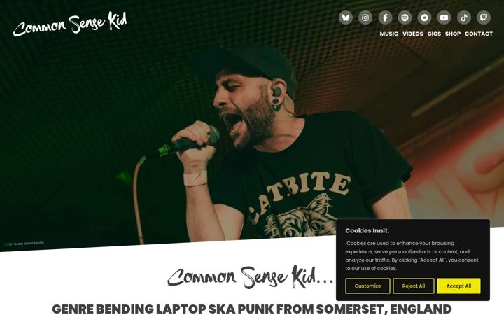 Snímek obrazovky commonsensekid.co.uk