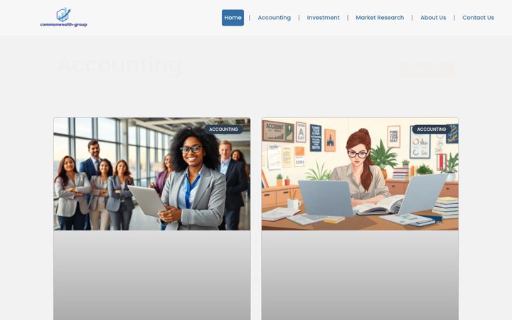 Screenshot of commonwealth-group.net