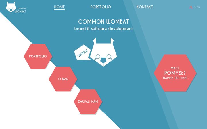 Screenshot of commonwombat.pl