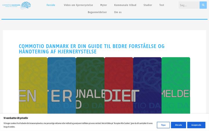 Screenshot of commotio.dk