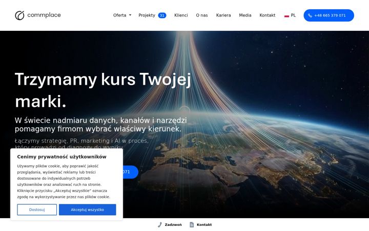 Screenshot of commplace.pl