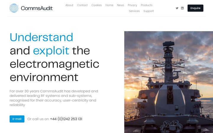 Screenshot of commsaudit.com