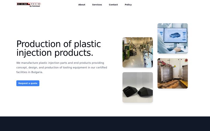Screenshot of commtech-bg.eu