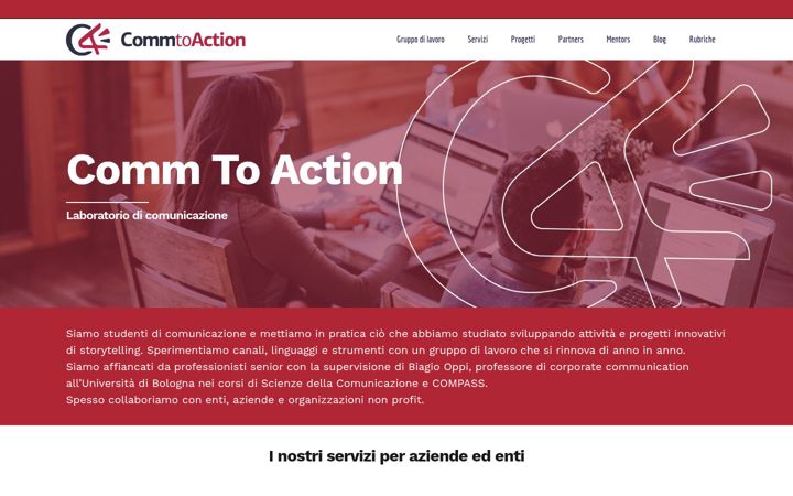 Screenshot of commtoaction.it