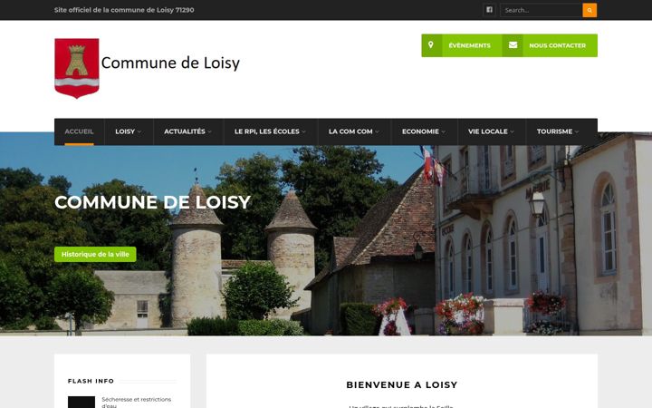Screenshot of commune-loisy.fr