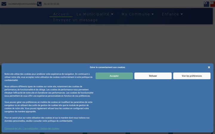 Screenshot ta' communedelery.fr