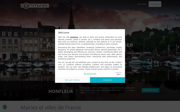 Screenshot di communes.com