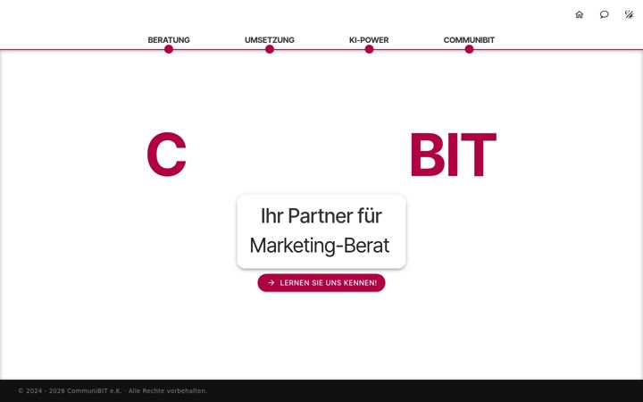 Screenshot of communibit.com