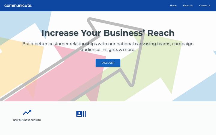 Screenshot of communicategroup.co.uk