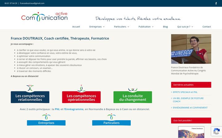Captură de ecran a communication-active-normandie.fr