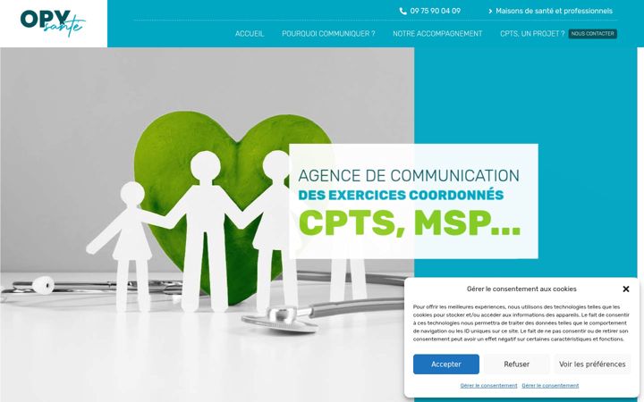 Screenshot of communication-cpts.com