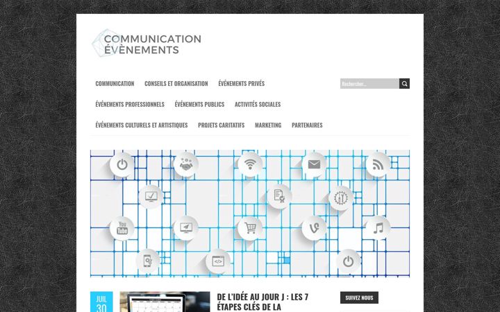 Screenshot of communication-evenements.com