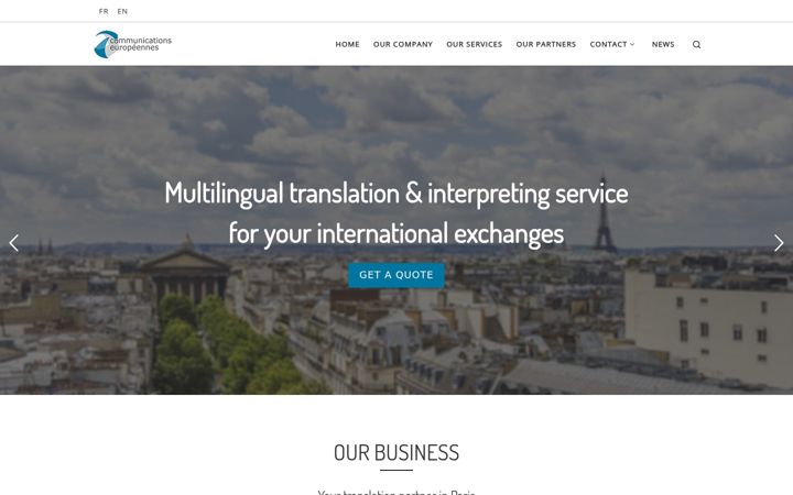 Screenshot of communications-europeennes.fr