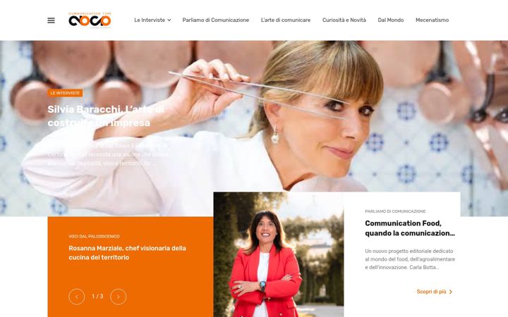 Екранна снимка на communicationtime.it