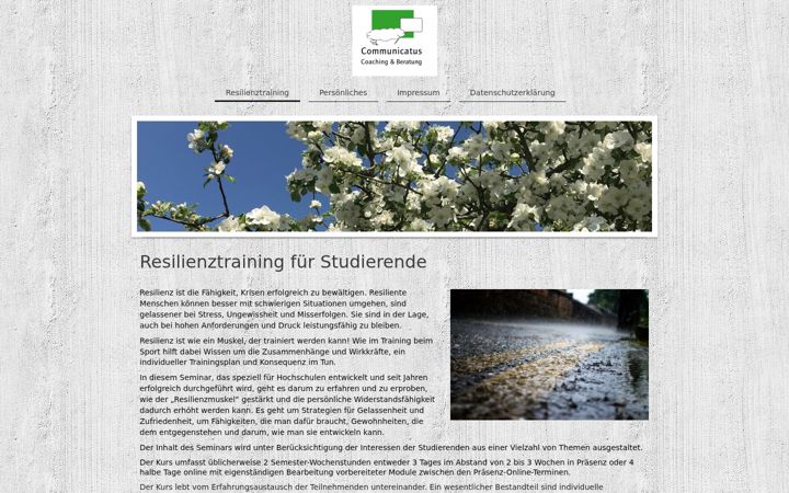 Screenshot of communicatus.de