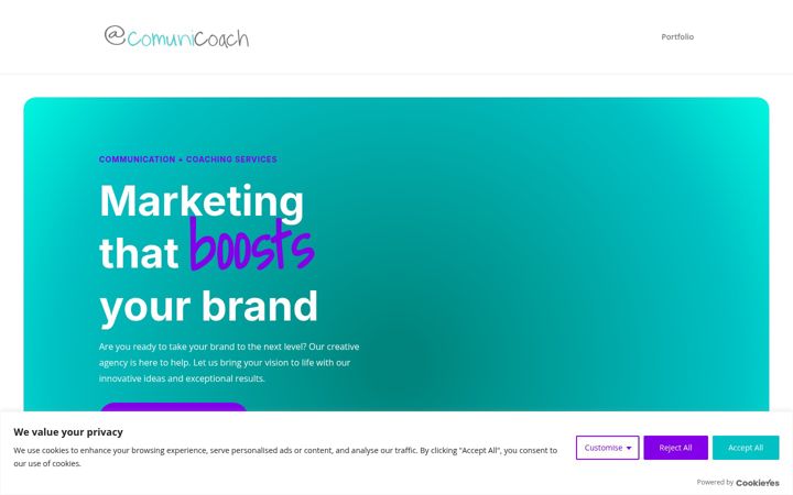 Screenshot of communicoach.ca