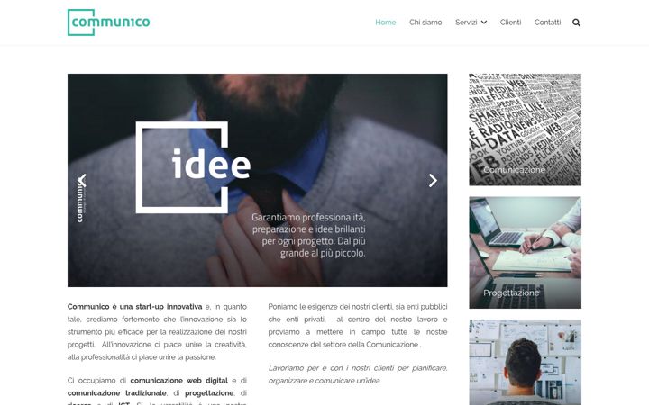 Screenshot of communicoweb.it