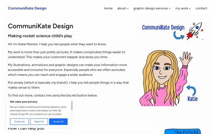 Screenshot of communikate.design