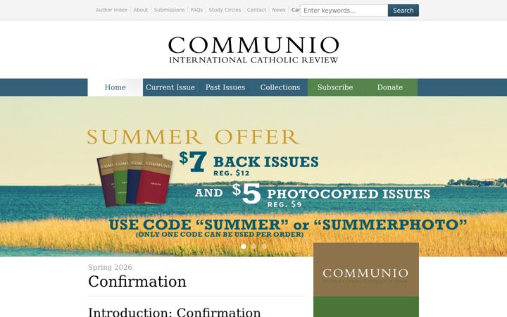 Screenshot of communio-icr.com