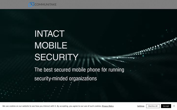 Screenshot of communitake.com