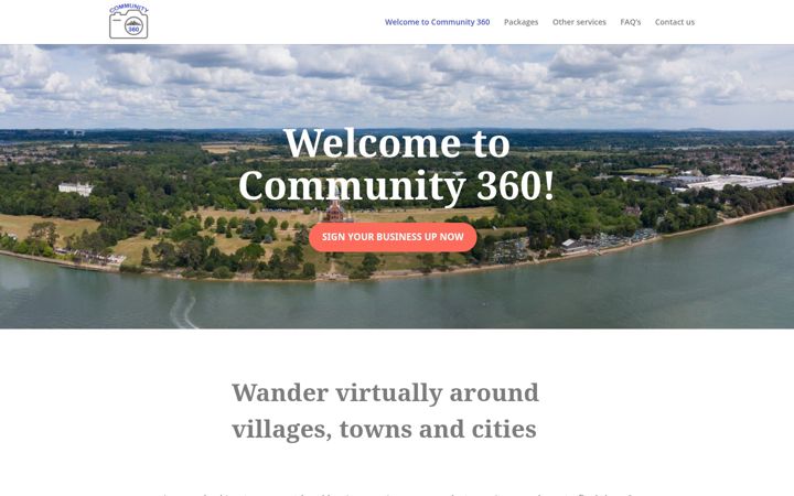 Screenshot of community360.co.uk