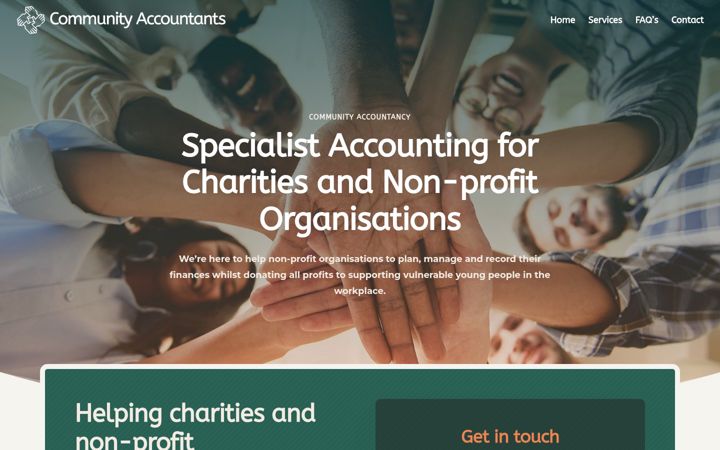 Screenshot of communityaccountants.org.uk