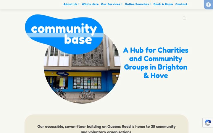 Captură de ecran a communitybase.org