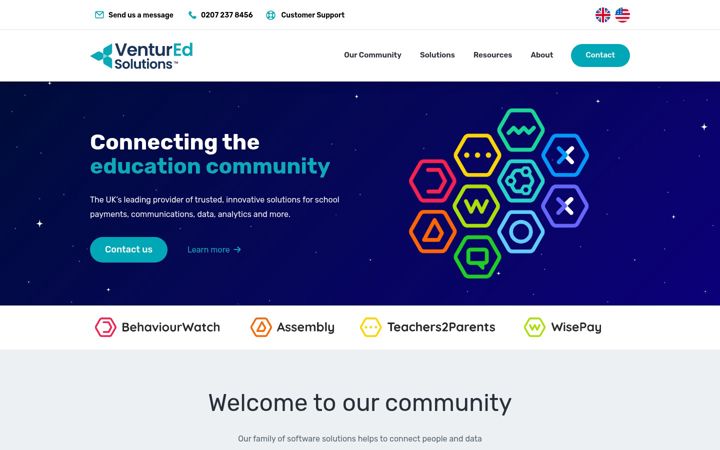 Screenshot ta' communitybrands.uk