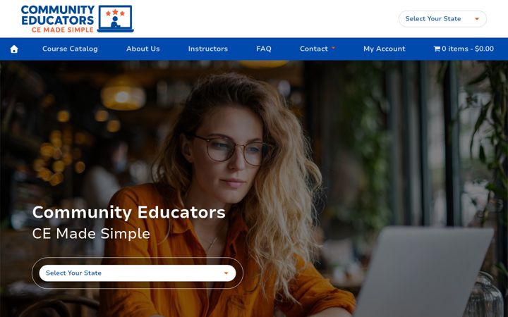 Screenshot of communityeducators.net