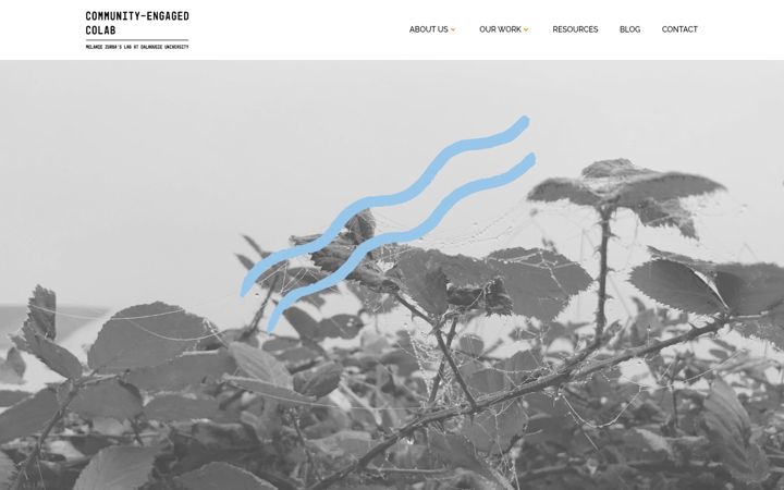 Skärmbild av communityengagedcolab.ca