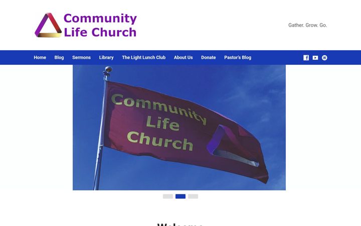Screenshot of communitylifechurch.uk