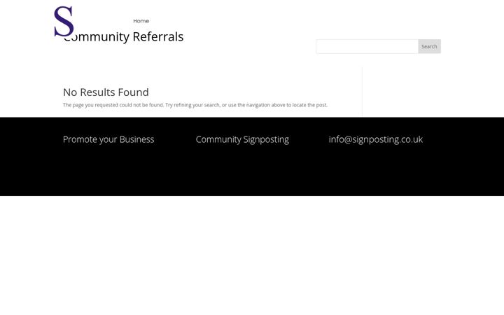 Screenshot of communityreferral.co.uk