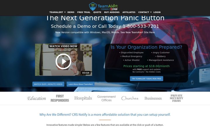 Screenshot of communityresponsesystems.com