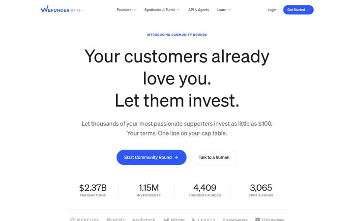 Screenshot of communityround.com