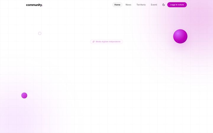 Screenshot of communityweb.it