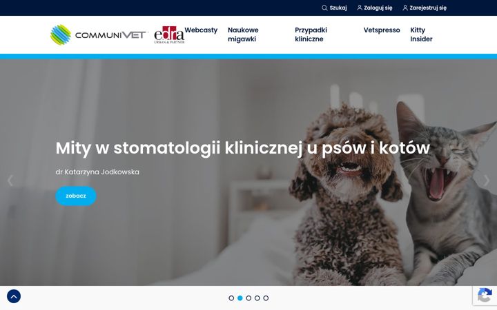 Screenshot of communivet.pl