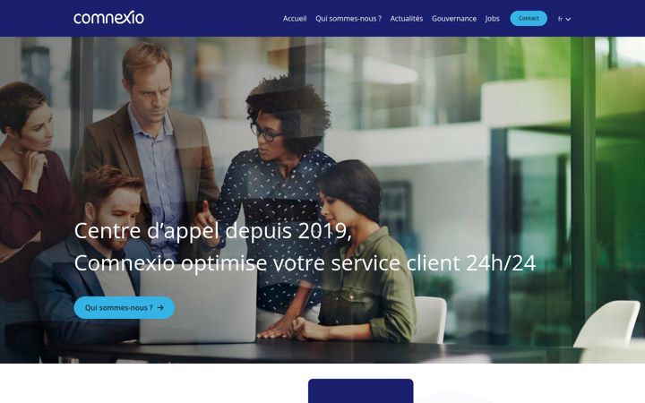 Screenshot of comnexio.be