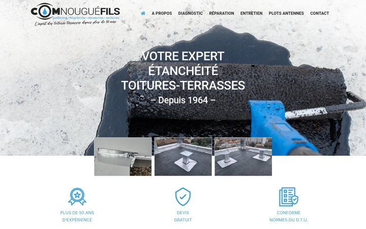 Screenshot of comnouguefils.fr