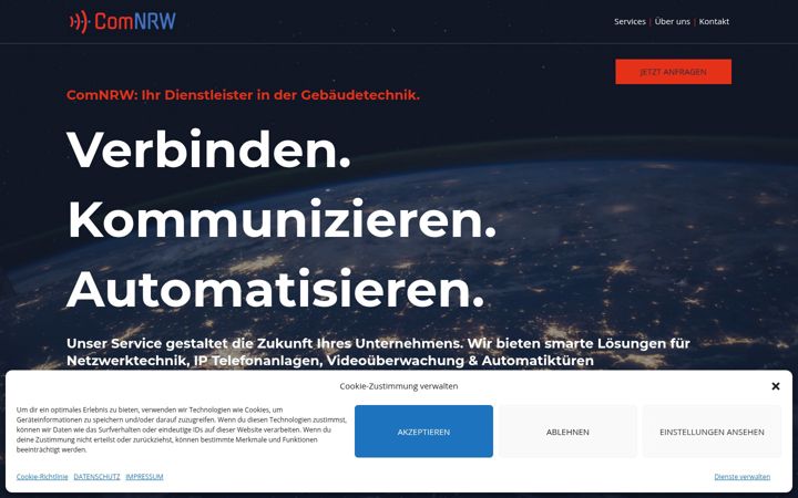 Screenshot of comnrw.de