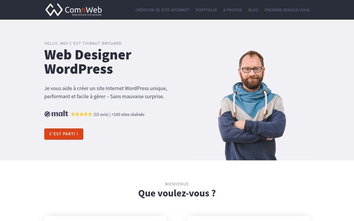 Screenshot of comnweb.fr