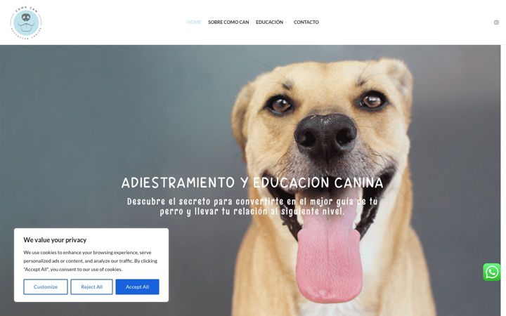 Screenshot of como-can.com