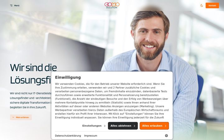 Screenshot of como-solution.com
