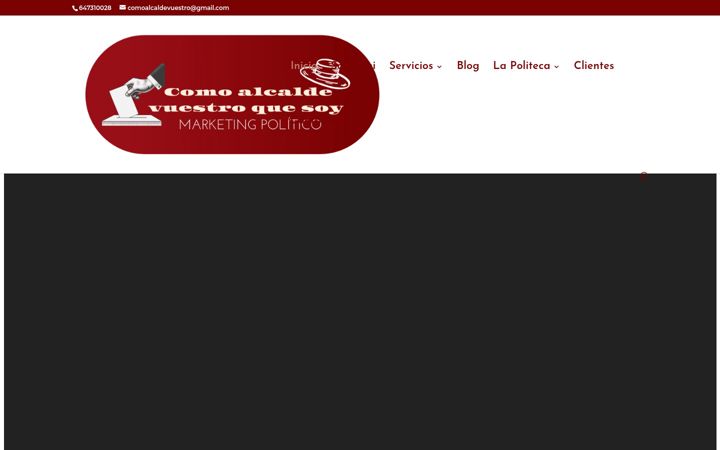 Screenshot of comoalcaldevuestroquesoy.com