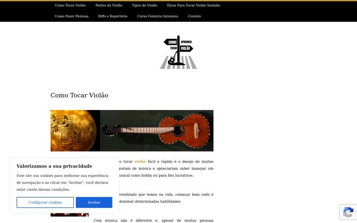 Screenshot of comoaprendertocarviolao.com