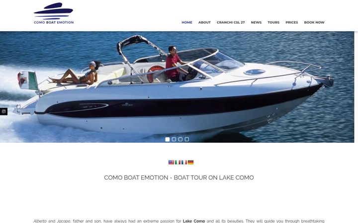 Screenshot of comoboatemotion.it