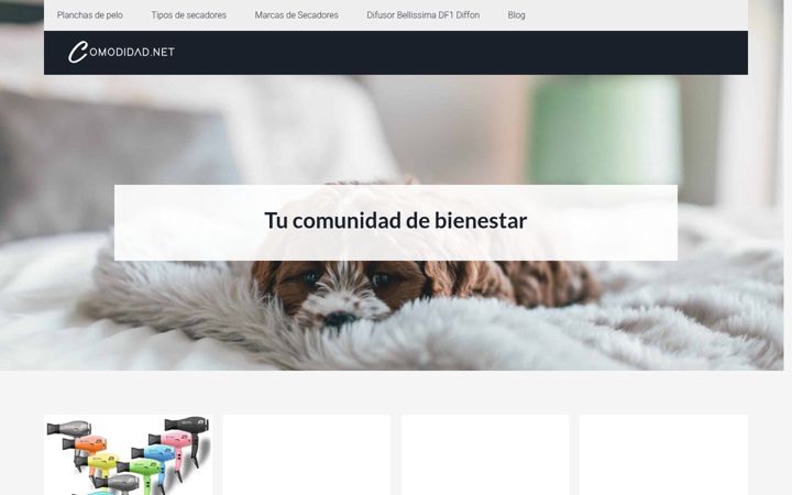 Screenshot of comodidad.net