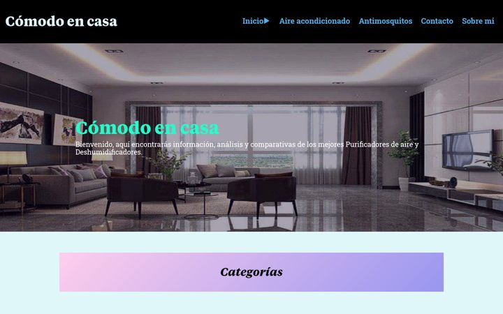 Screenshot of comodoencasa.com